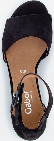 GABOR Strap Sandals in Black