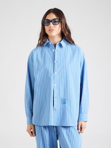 QUIKSILVER Blúzka 'Finvoy' - Modrá: predná strana