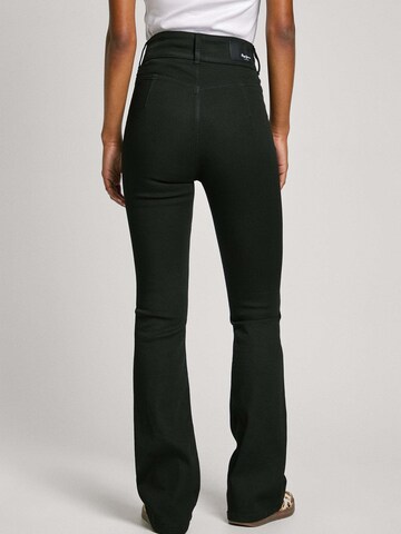 Pepe Jeans Flared Jeans 'UHW' in Zwart