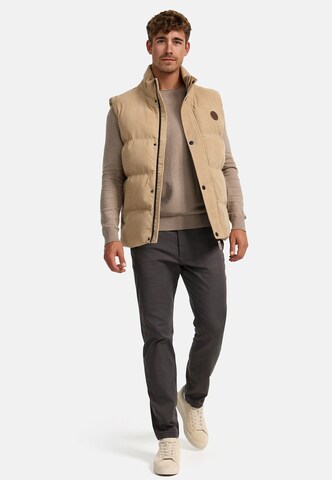 INDICODE JEANS Bodywarmer ' Cobbyn ' in Beige