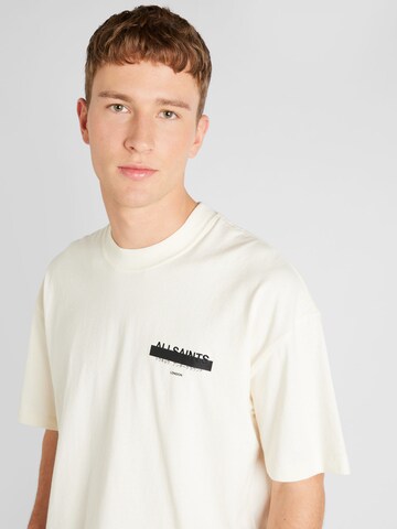 AllSaints - Camiseta 'REDACT' en blanco