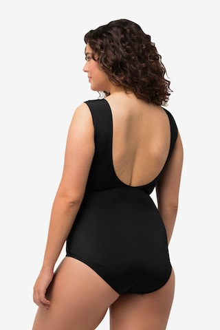 Ulla Popken Bustier Badpak in Zwart