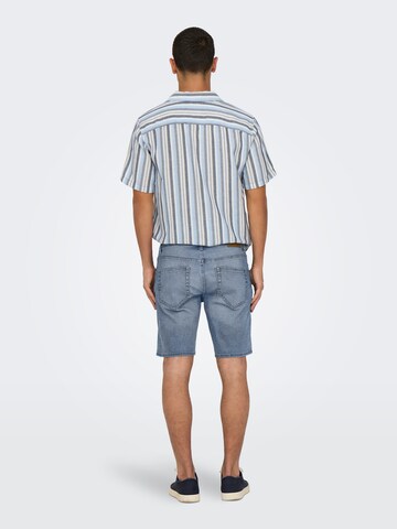 Only & Sons Regular Jeans in Blauw