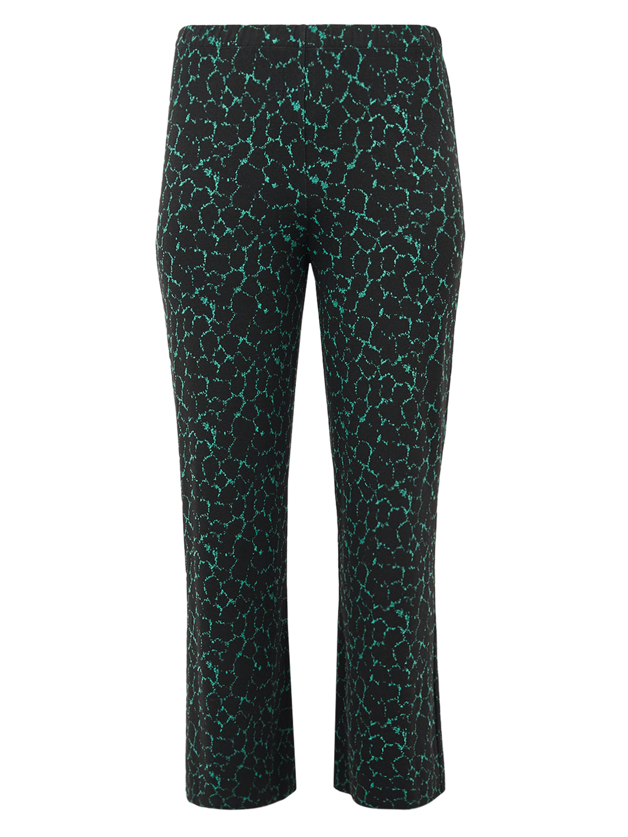 YOEK Regular Broek in Groen: voorkant