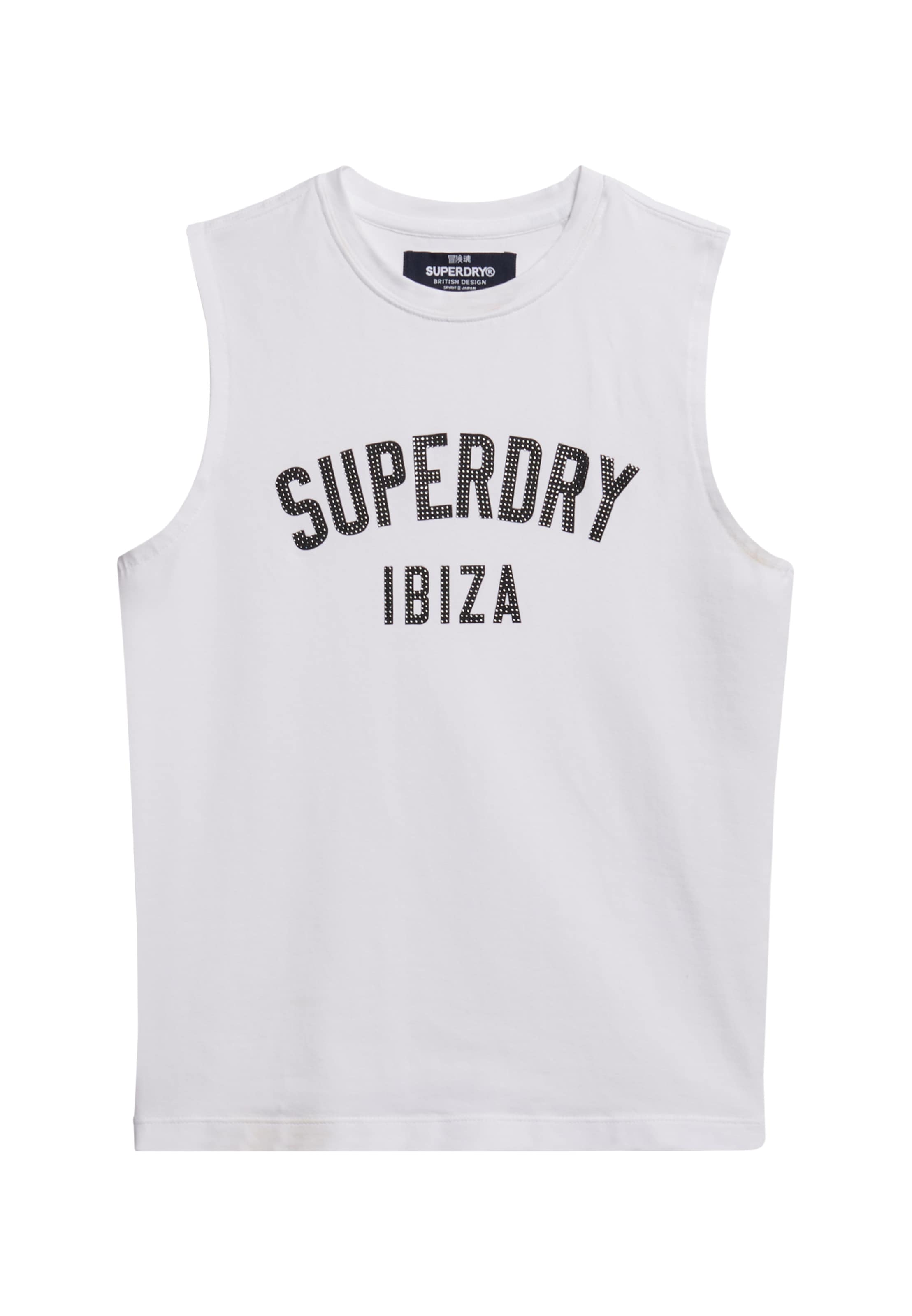 T-shirt fonctionnel Superdry & Co en noir : devant