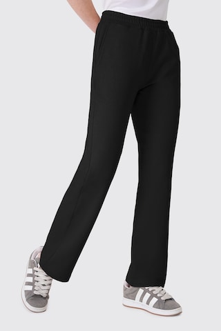 UNIQVIBE Regular Sporthose in Schwarz: Vorderseite