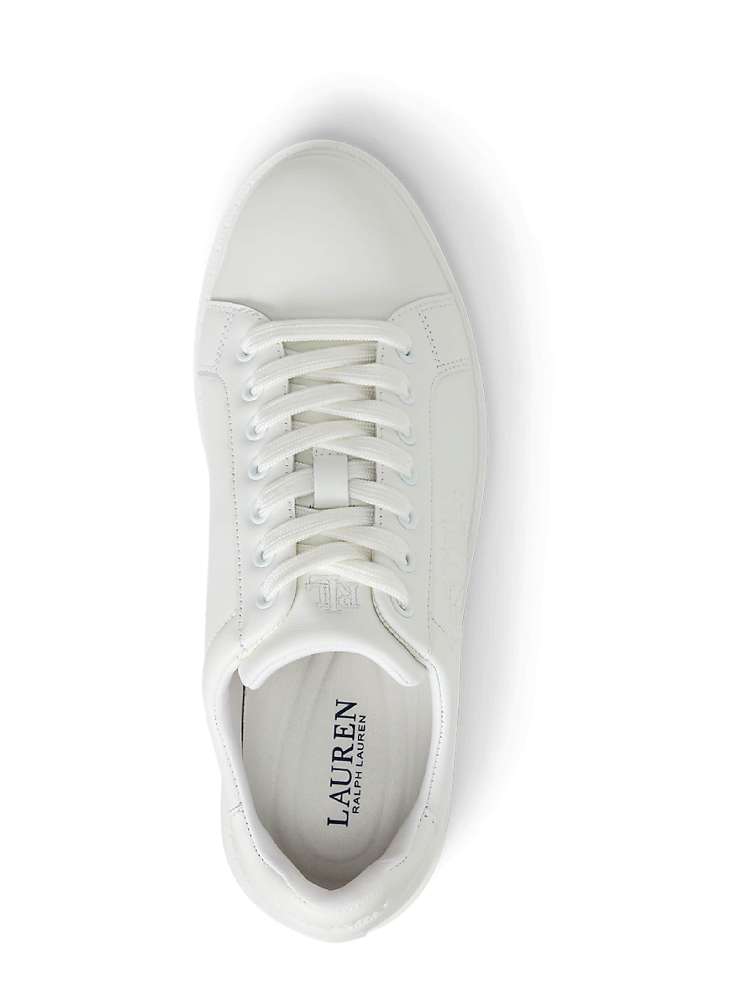 Baskets basses 'AINSLEY' Lauren Ralph Lauren en blanc