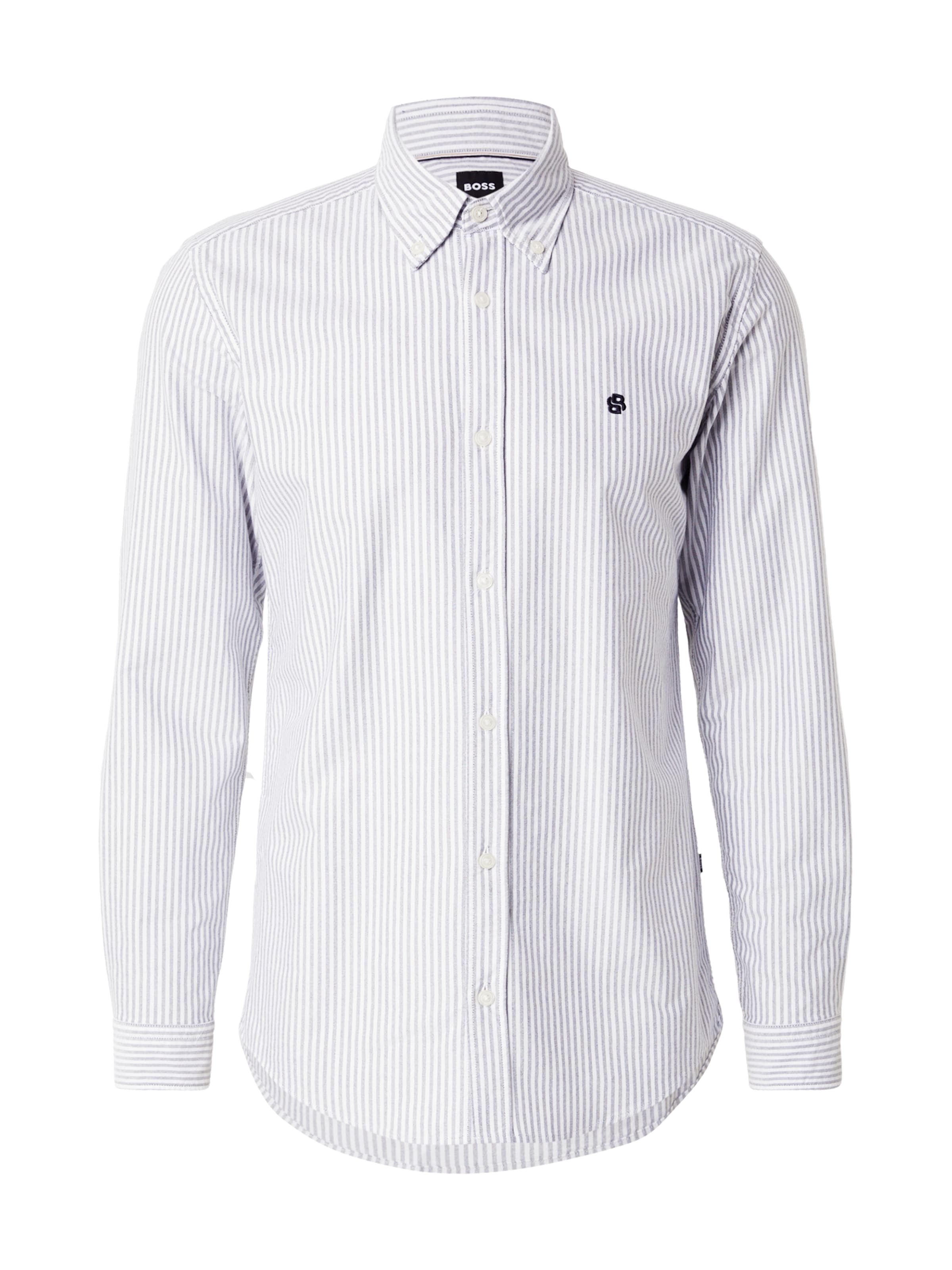 BOSS Regular fit Button Up Shirt 'ROAN' in Blue: front