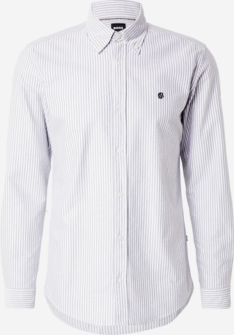 Coupe regular Chemise 'ROAN' BOSS en bleu : devant