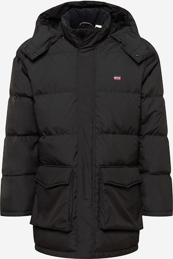 LEVI'S ® Winterjas 'Fillmore Mid Parka 2.0' in de kleur Blauw / Rood / Zwart / Wit, Productweergave