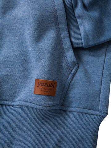 yazubi Zip-Up Hoodie 'Jacob' in Blue