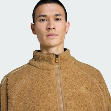 ADIDAS ORIGINALS Sweatjacke 'Teamgeist' in Braun