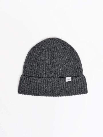 SANVT Mütze 'The Merino Beanie' in Grau: Vorderseite