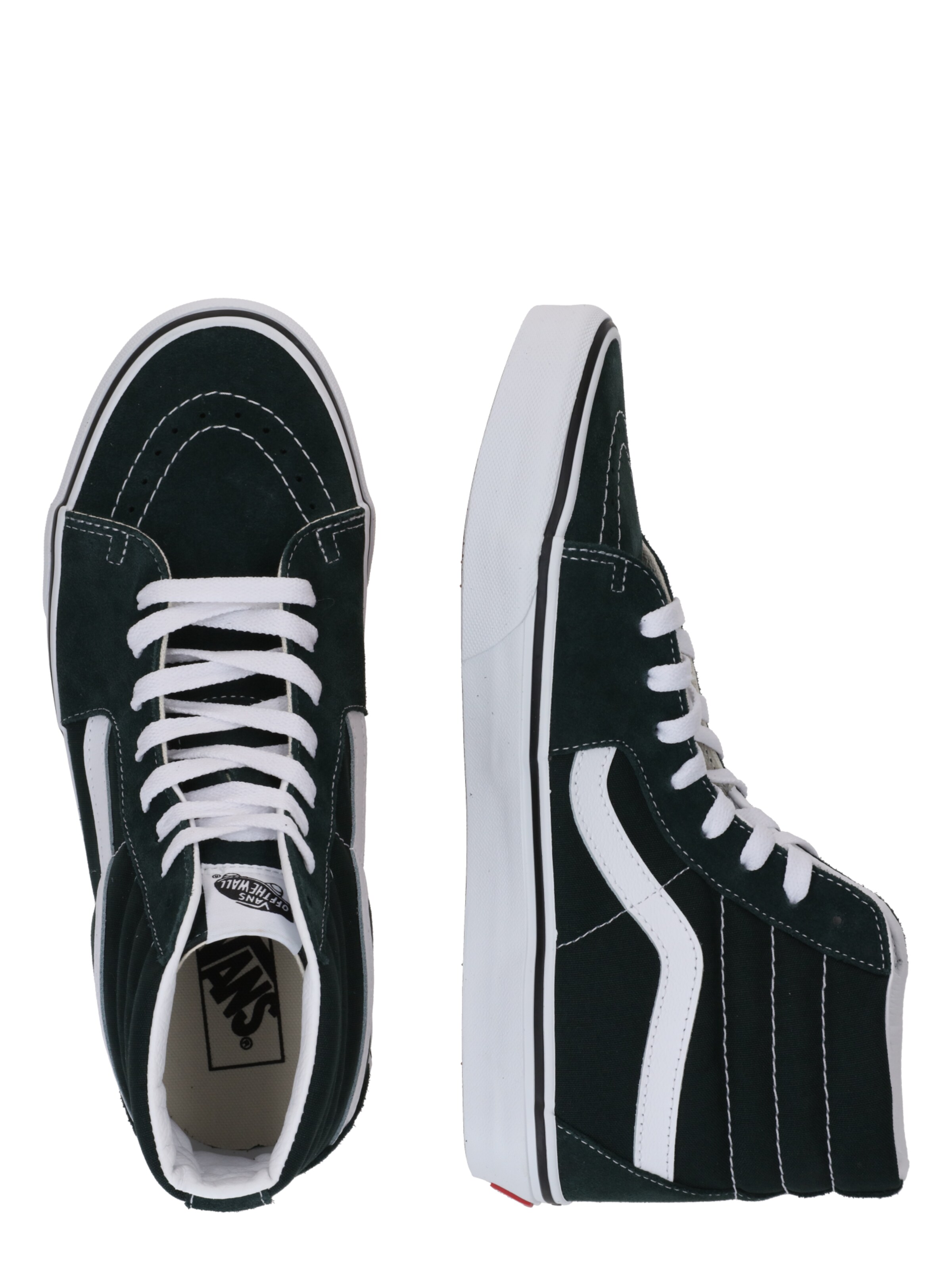 zaļš VANS Augstie brīvā laika apavi 'SK8-HI COLOR THEORY SCARAB'