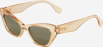 LE SPECS Sunglasses 'EYE TRASH' in Beige: front