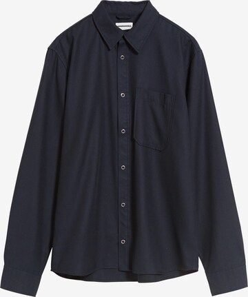 ARMEDANGELS Button Up Shirt 'NORDAA' in Blue: front