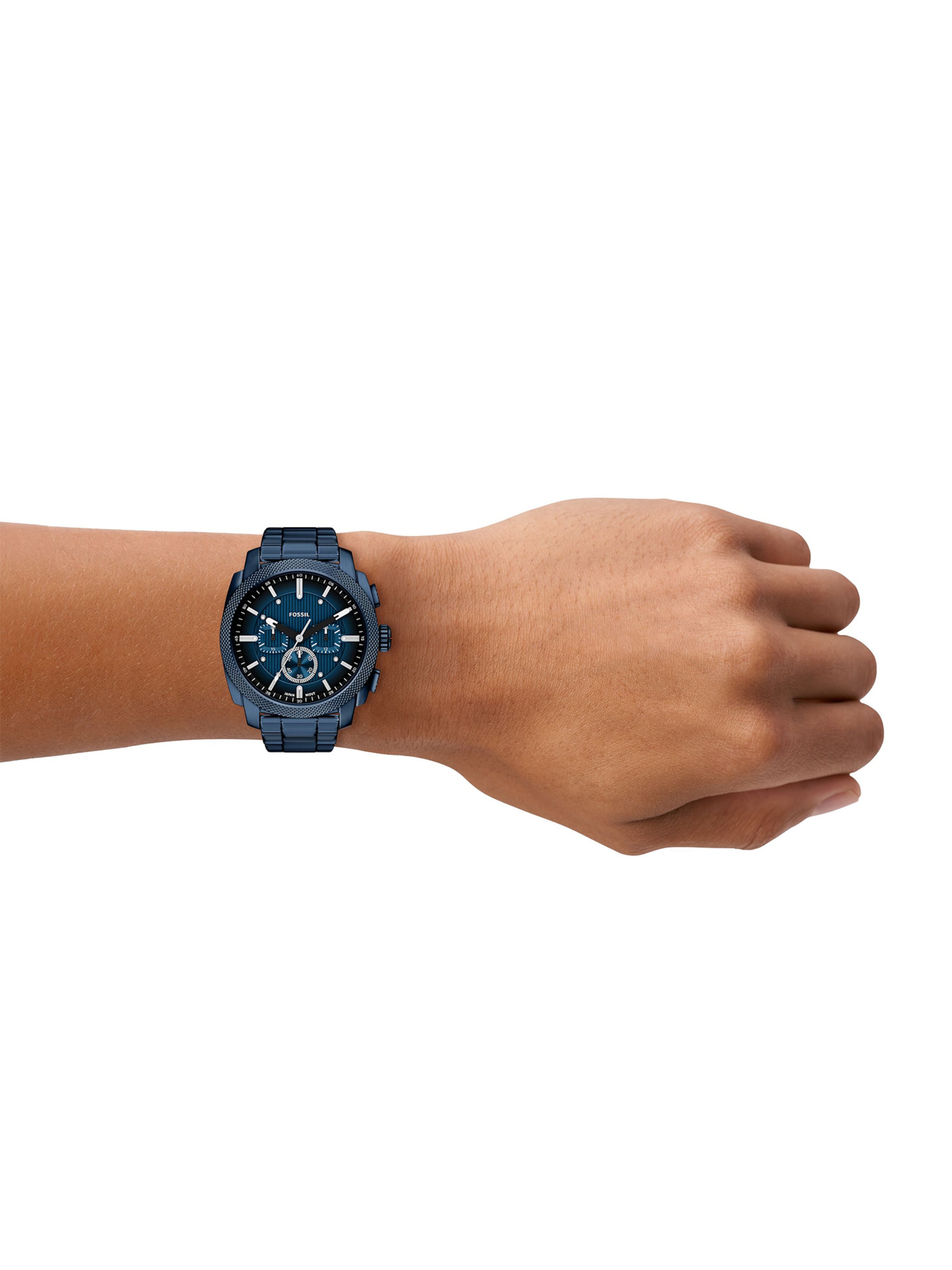 FOSSIL Analog watch 'Everett' in Blue: front