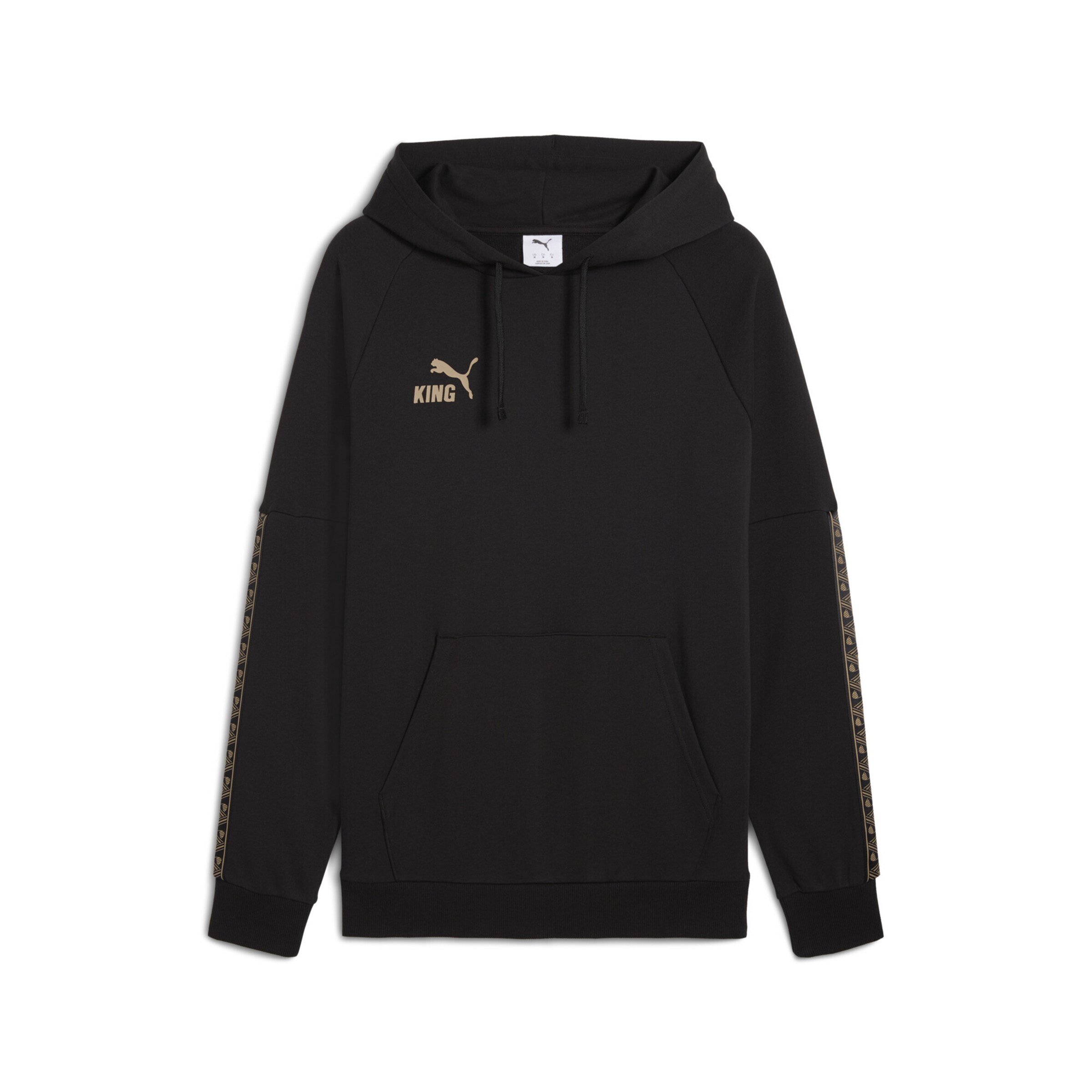 PUMA Sports sweatshirt 'King' in Yellow gold / Black, Item view