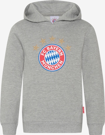 FC BAYERN MÜNCHEN Sweatshirt 'Logo' in Grey: front