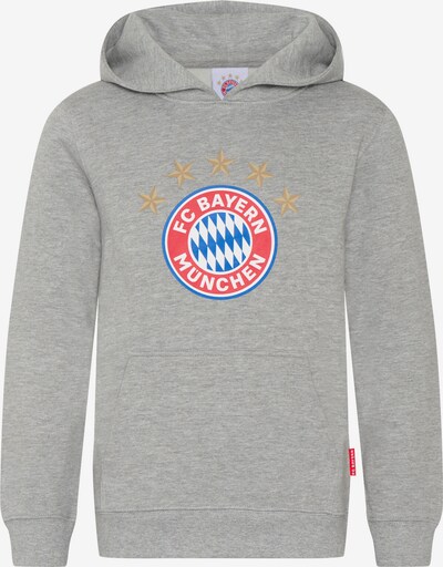 FC BAYERN MÜNCHEN Sweatshirt 'Logo' in Blue / Gold / Grey / Red / White, Item view