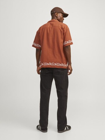 JACK & JONES Comfort Fit Hemd in Rot