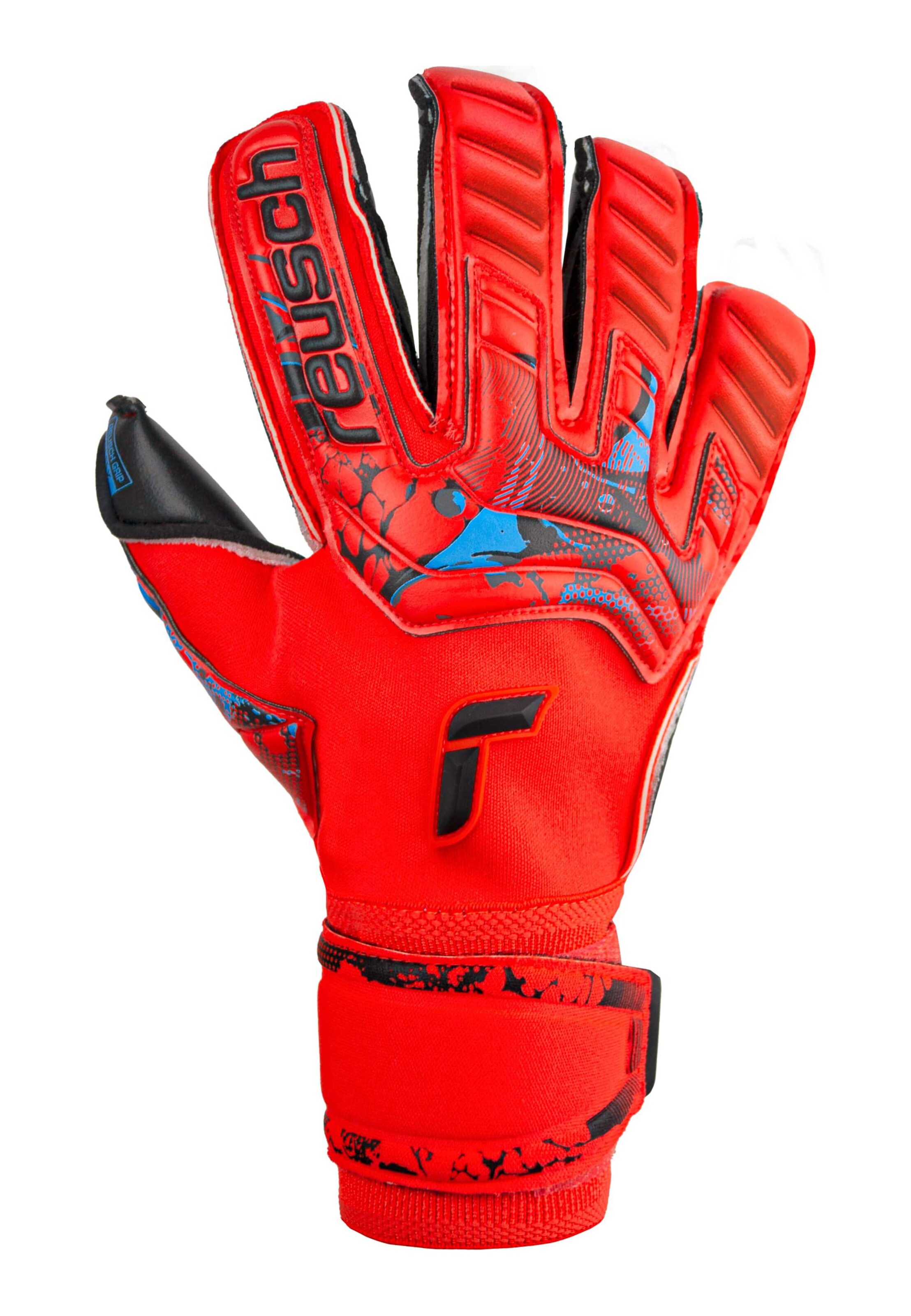 REUSCH Sporthandschoenen 'Attrakt Gold X Evolution Cut' in Rood