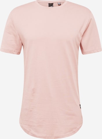 Only & Sons Regular fit Majica 'MATT' | roza barva: sprednja stran