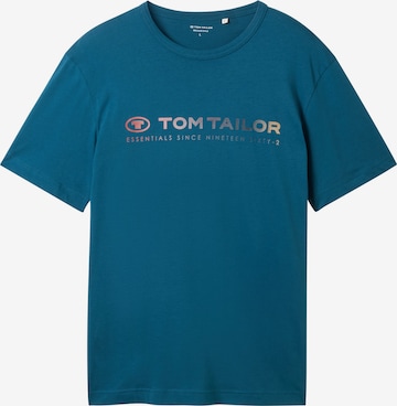T-Shirt TOM TAILOR en vert : devant