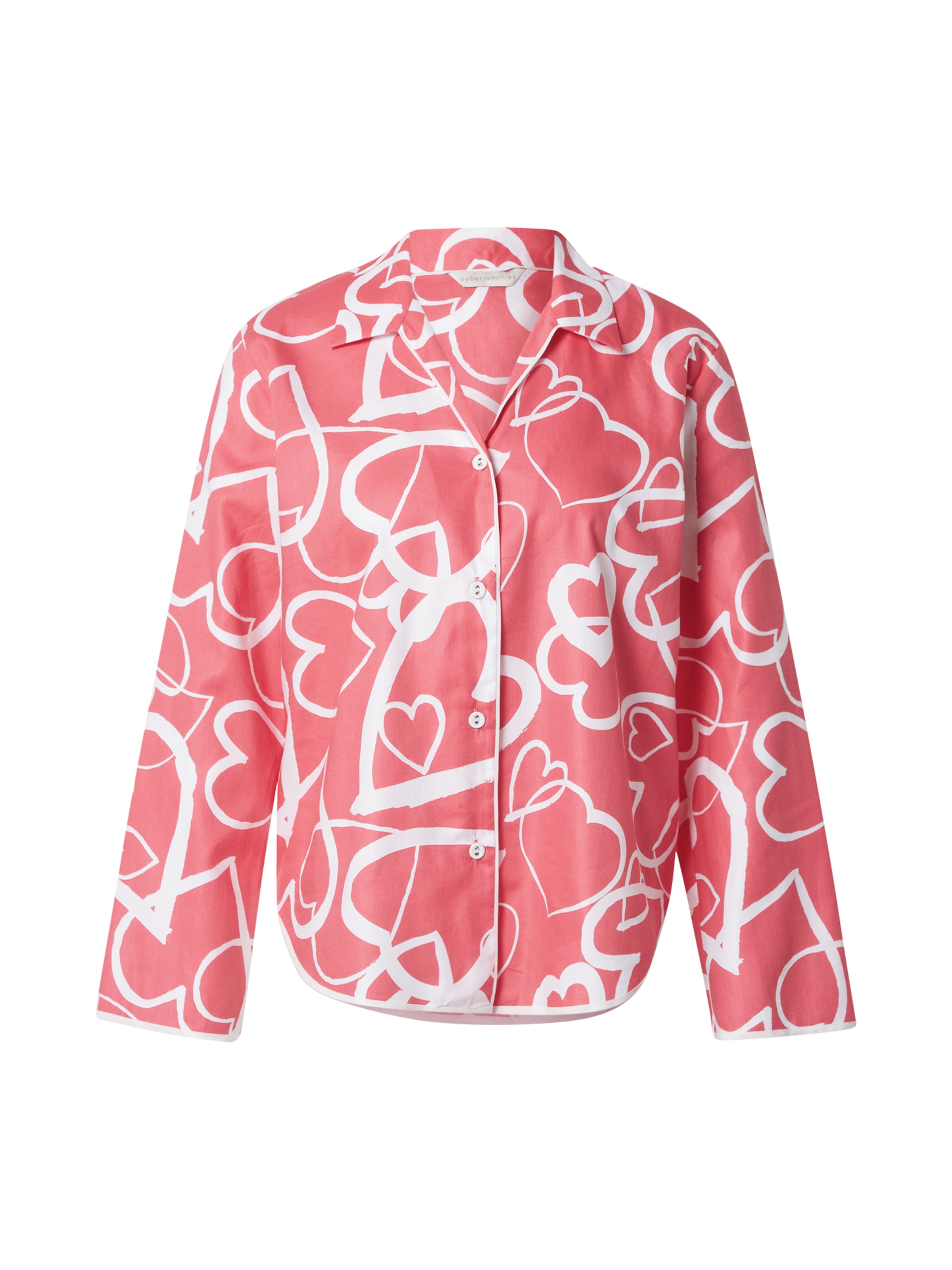 Cyberjammies Pajama shirt 'Mallory' in Pink: front