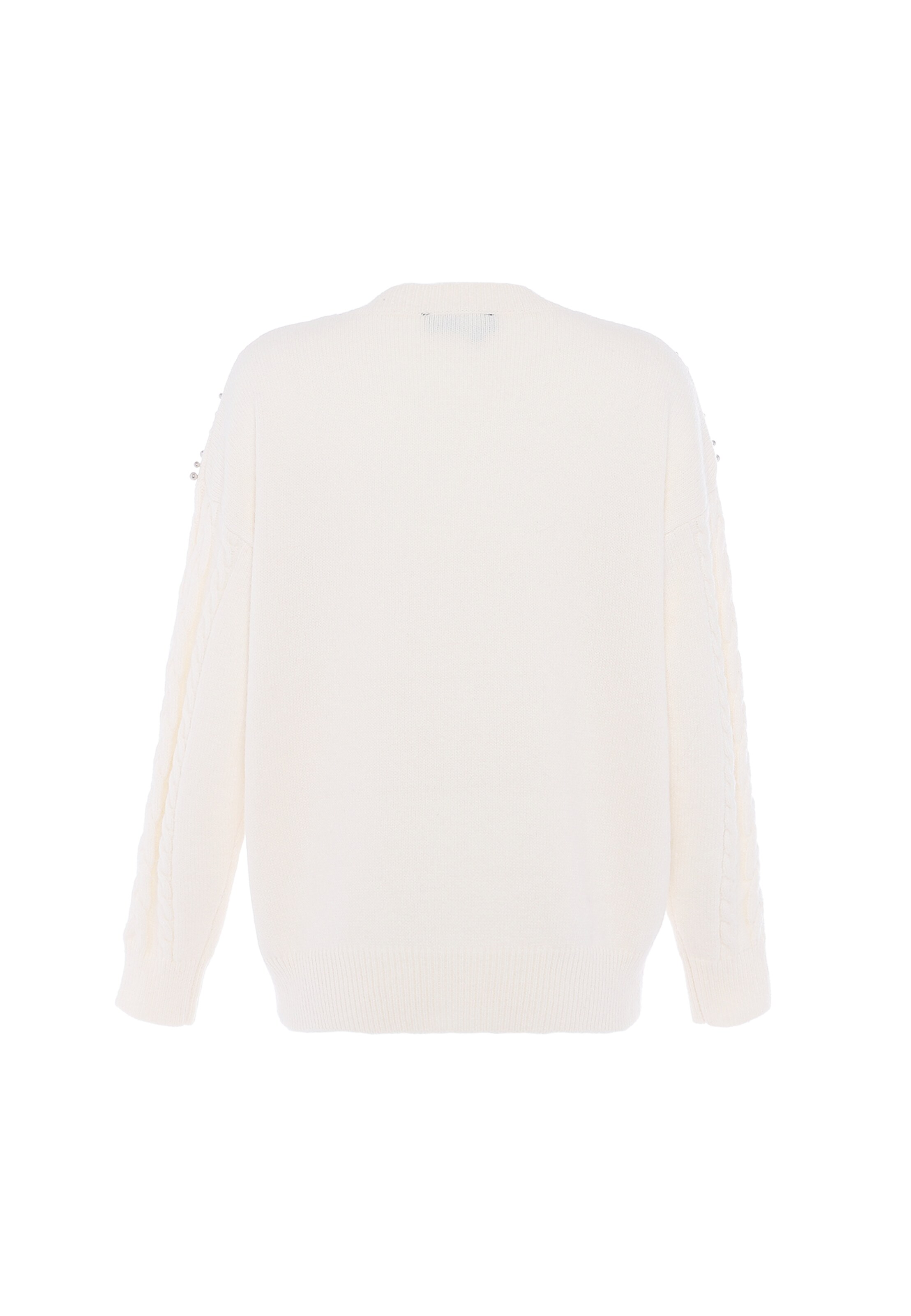 balta faina Megztinis