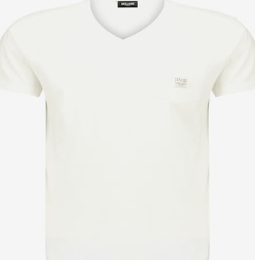 T-Shirt 'VASITO' Deeluxe en blanc : devant