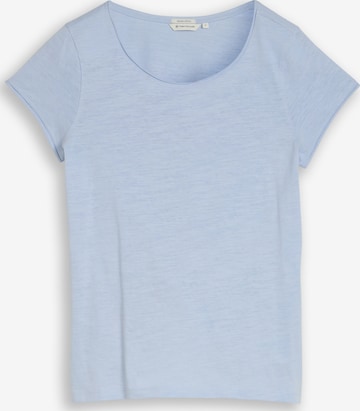 TOM TAILOR Тениска в синьо: отпред