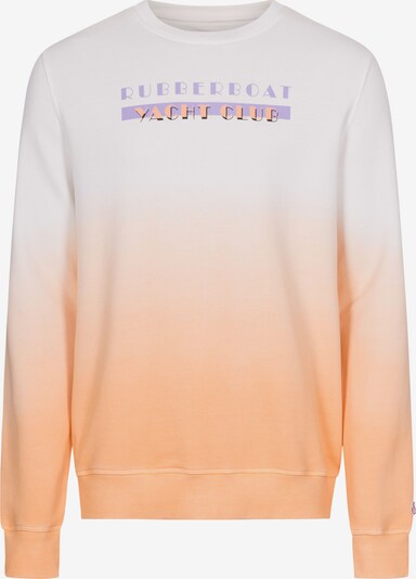 COLOURS & SONS Sweatshirt 'DANNY' in orange / weiß, Produktansicht