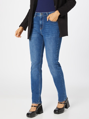 TOMORROW Slimfit Jeans 'Teresa' i blå: forside