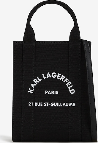 Karl Lagerfeld Nakupovalna torba | črna barva: sprednja stran