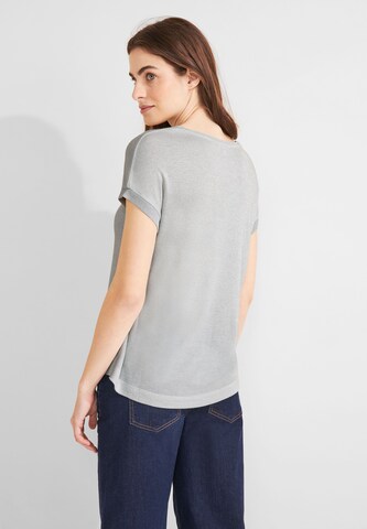 STREET ONE Shirt 'Schimmer' in Grau