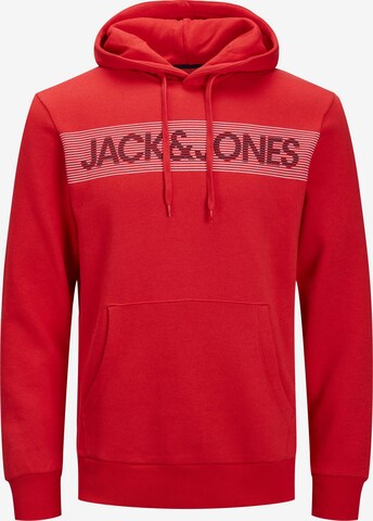 JACK & JONESSweater majica - crvena boja: prednji dio