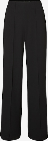 Wide leg Pantaloni con piega frontale 'Becky' di VERO MODA in nero: frontale