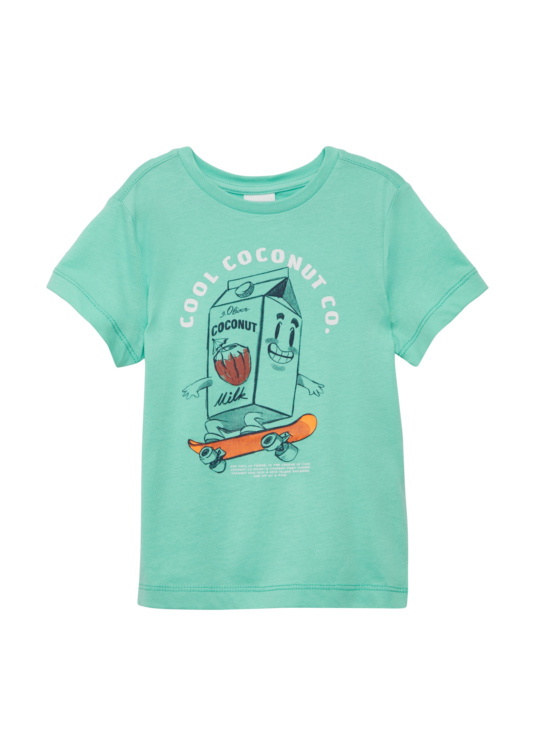 T-Shirt s.Oliver en vert : devant