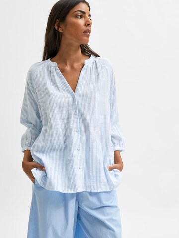 SELECTED FEMME Bluse 'ALBERTA' in Blau