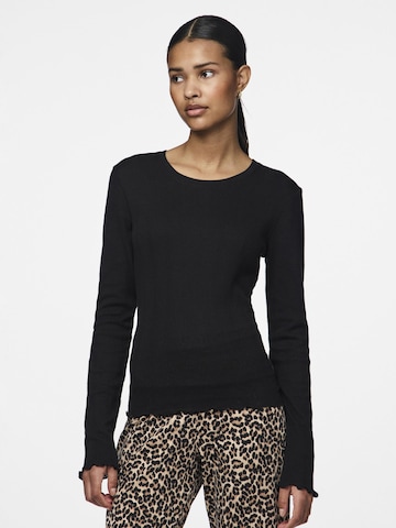 PIECES Shirt in Black: front