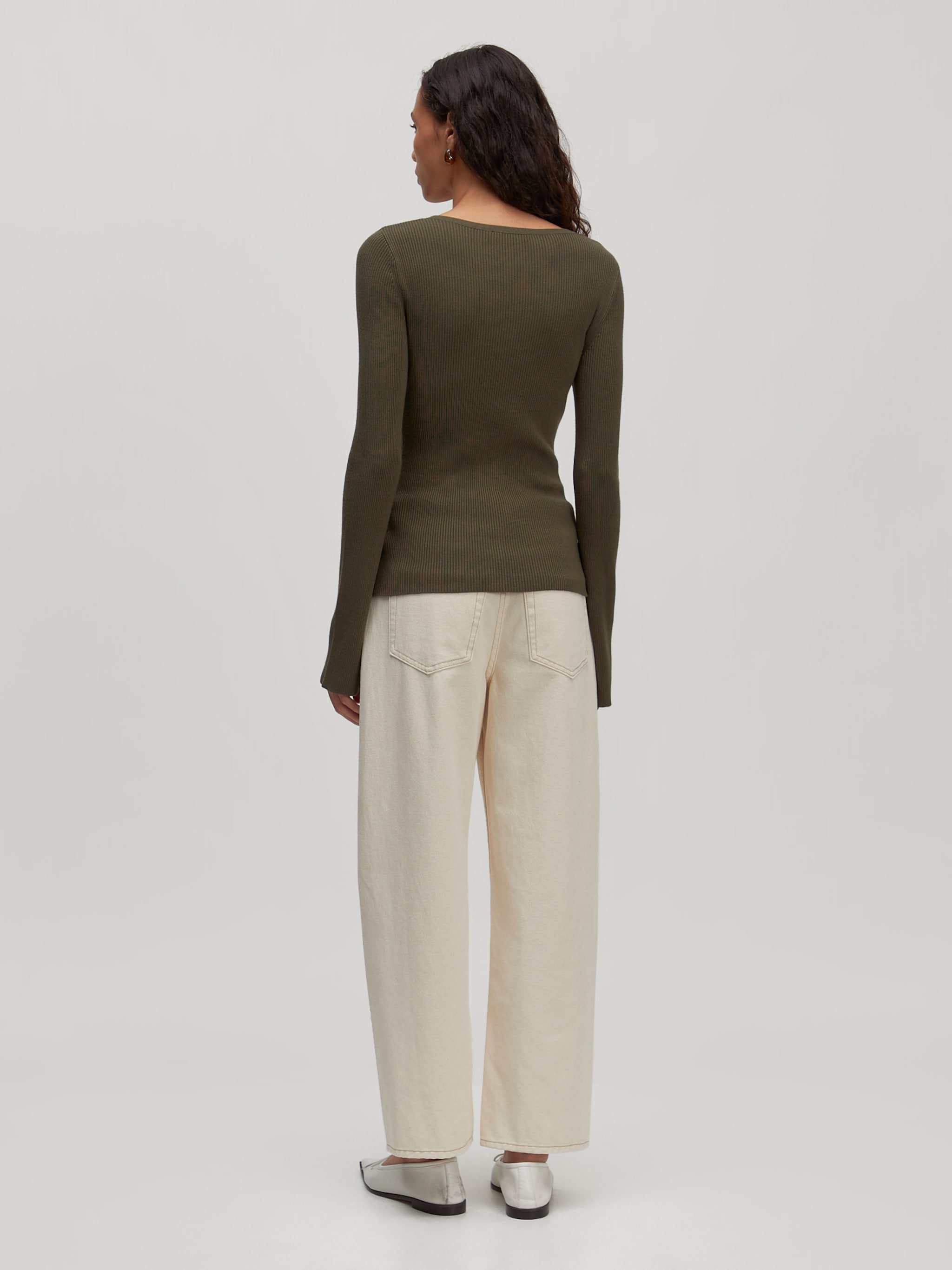EDITED Produkter Cardigan 'Davi' oliven