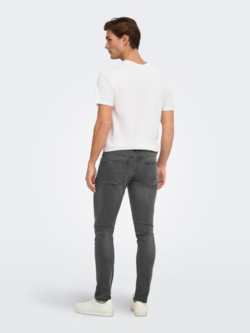 Only & Sons Skinny Jeans 'ONSLoom' in Schwarz