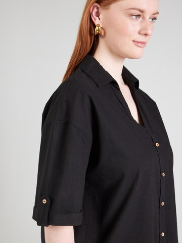 Robe-chemise ONLY Carmakoma en noir