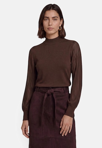 zero Pullover in Braun: Vorderseite