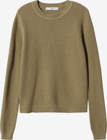 MANGO Sweater 'Catala' in Green: front