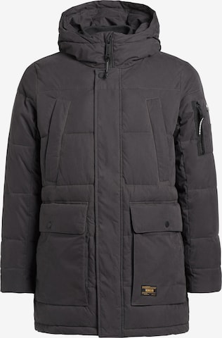 khujo Winter Jacket in Grey: front