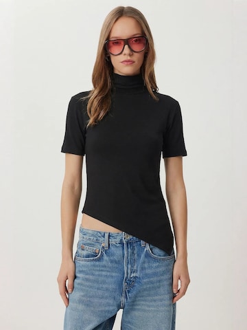 Camicia da donna di Happiness İstanbul in nero: frontale