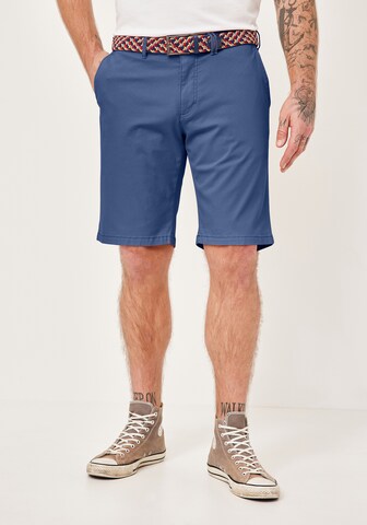 REDPOINT Slim fit Chino Pants in Blue: front