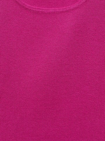 MANGO Knitted Top 'HERNAN' in Pink